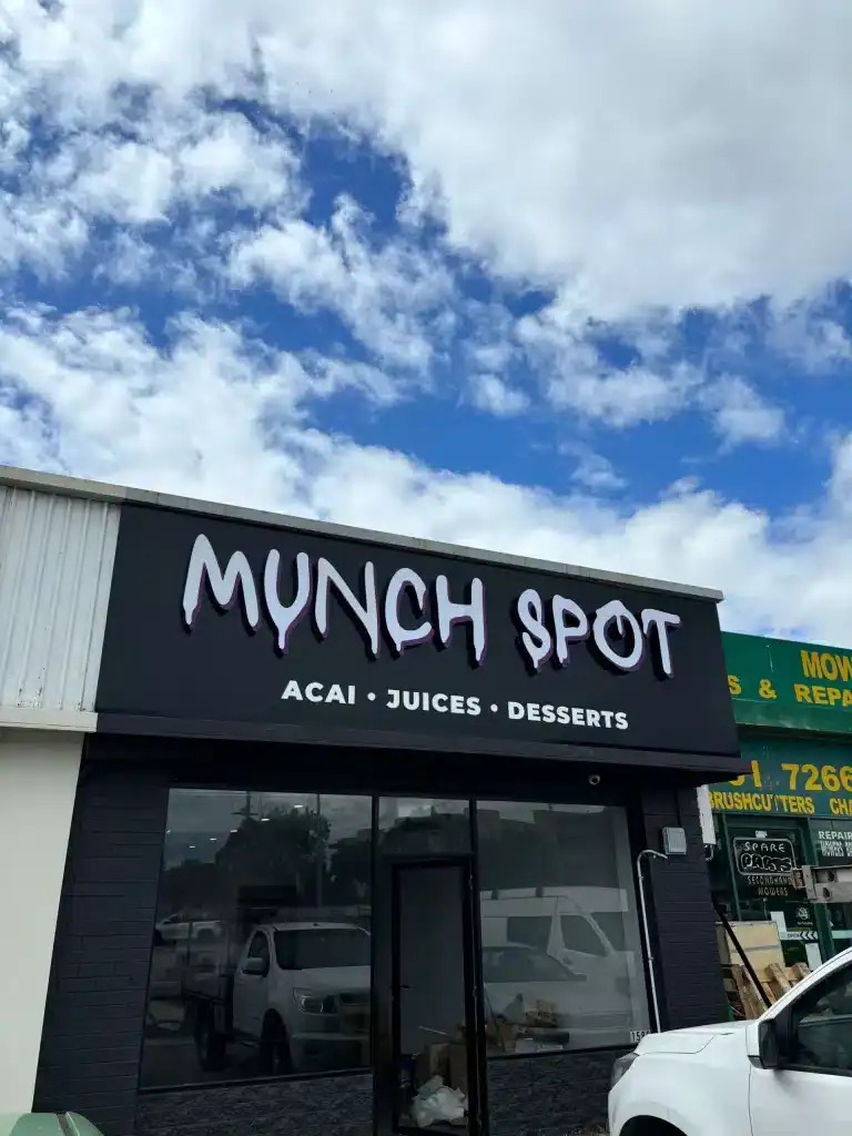 munch spot plastic fabrication sign makers in melbourne