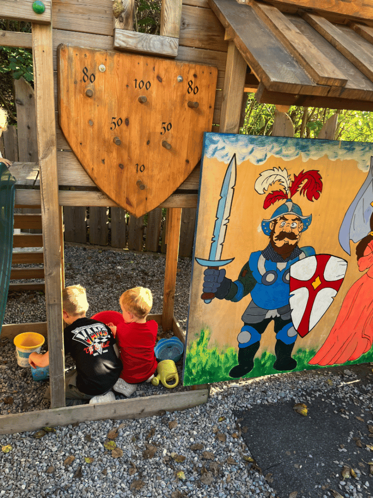Ein schöner Spielplatz in der Churburg