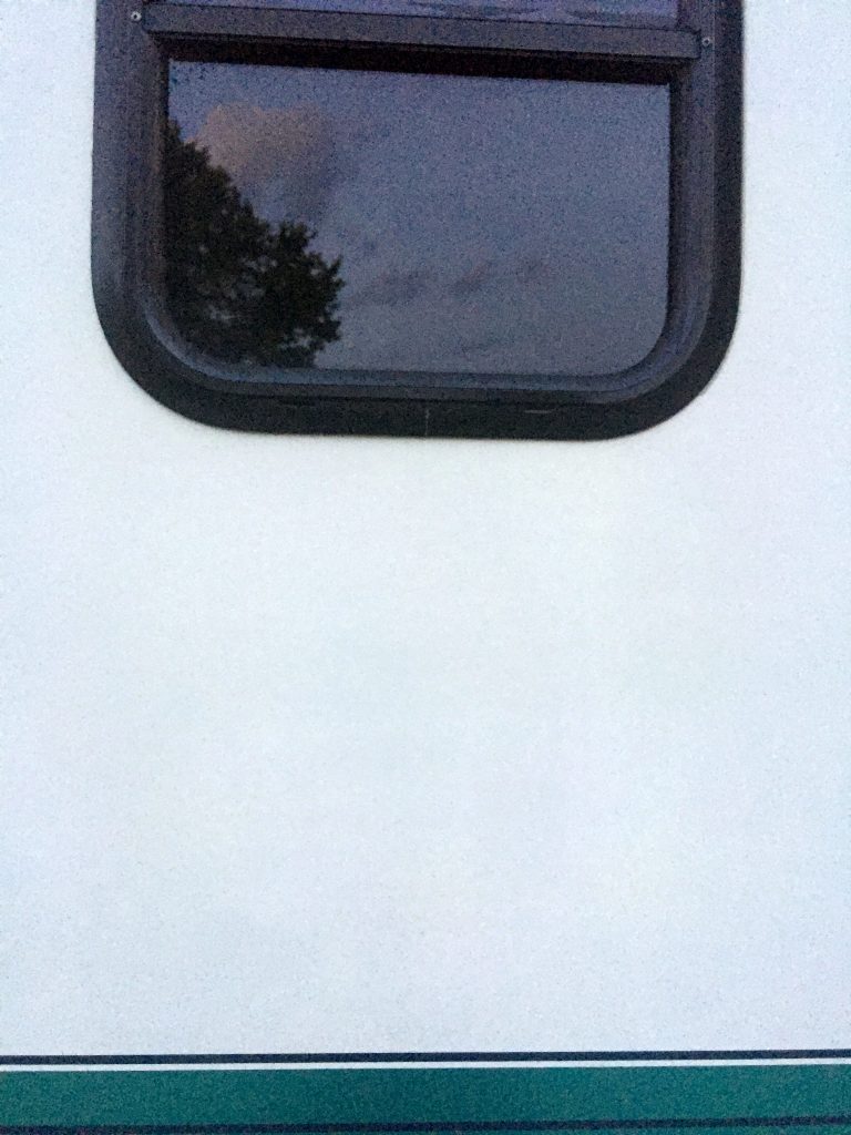 rv black streak cleaner side window after