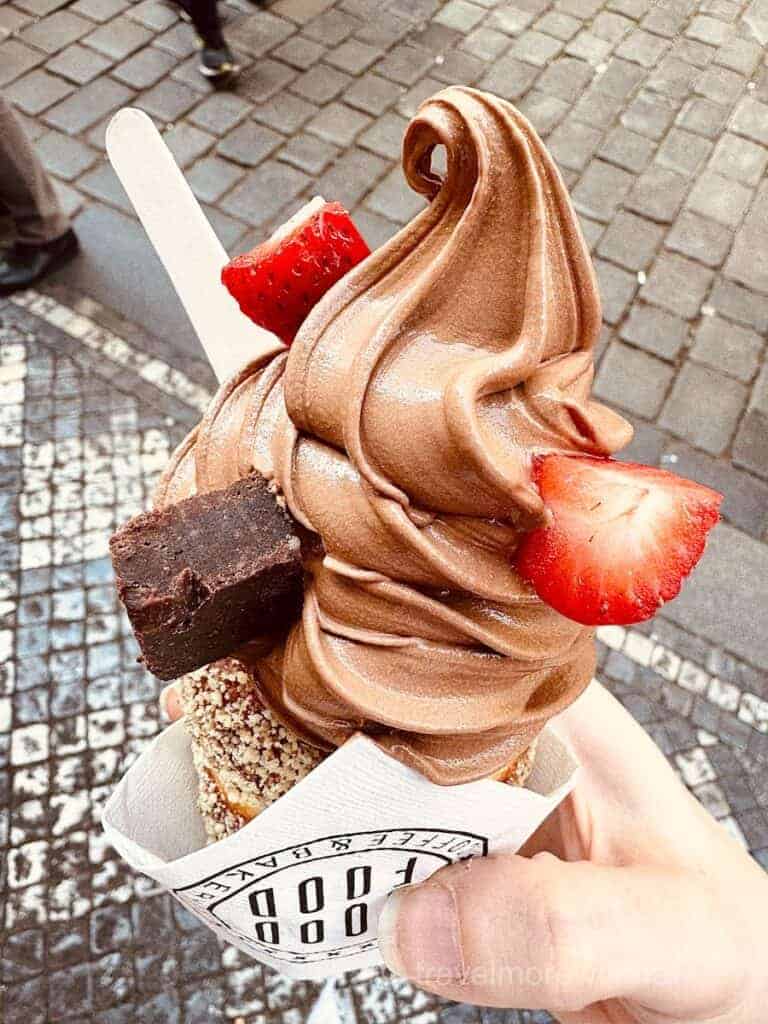 Is Prague worth visiting just for this Instagrammable ice cream cone? Absolutely yes! 