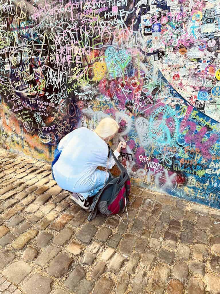 Don’t forget your marker pen to sign Lennon Wall. 