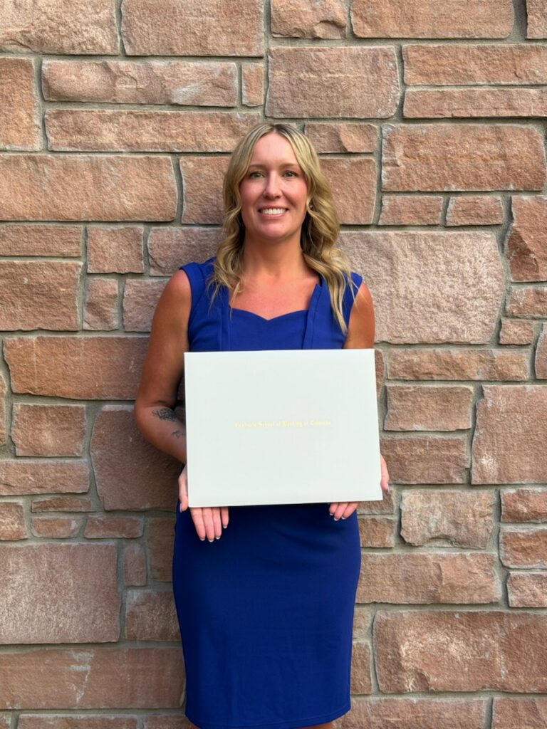 Brooke Ortmann, 2026 Graduate of Graduate School of Banking at Colorado.