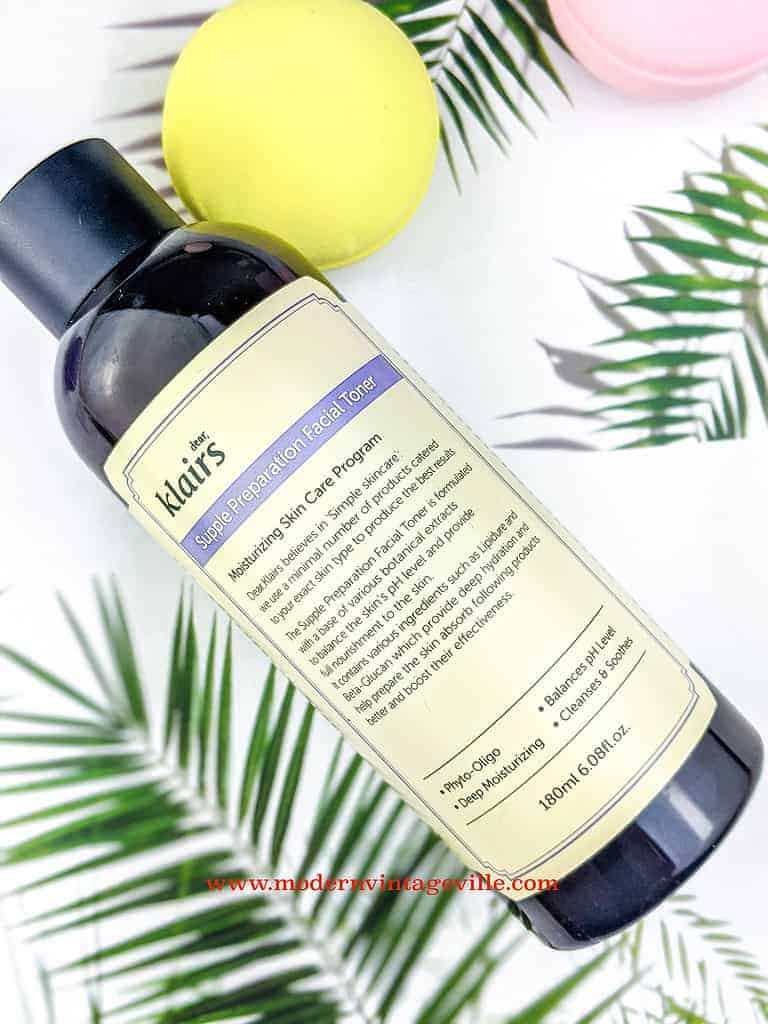 Bottle Dear Klairs subtle toner