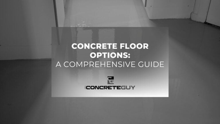 ALT tag: "Comprehensive guide to concrete floor options by The Concrete Guy, featuring polished concrete flooring for Minnesota homes and businesses."