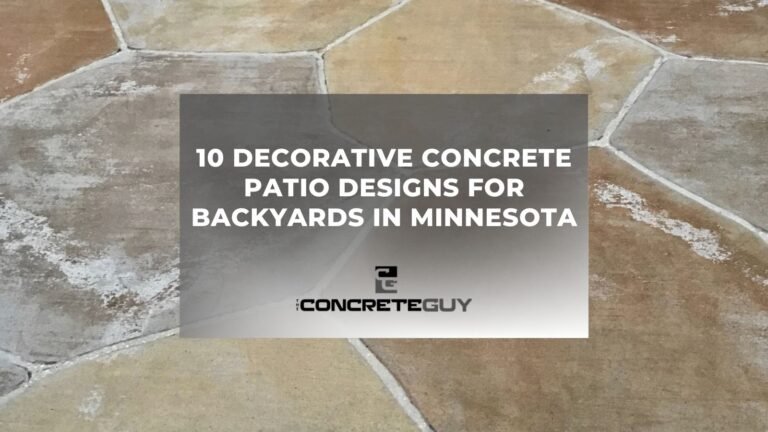 10 Decorative Concrete Patio Designs for Backyards in Minnesota