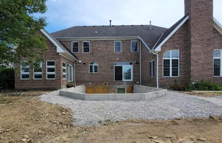 excavation and foundation for luxury swim spa remodel project