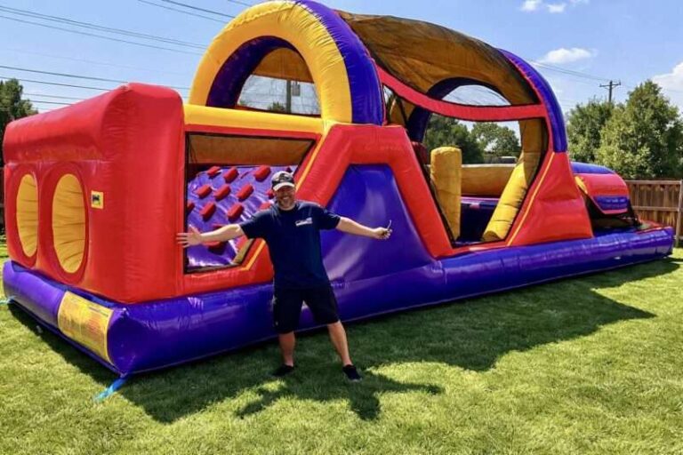 Bounce On owner inspecting for a clean rental in Pueblo