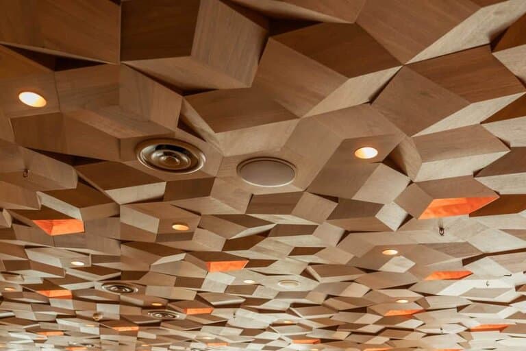 Aesthetic drop ceiling in basement