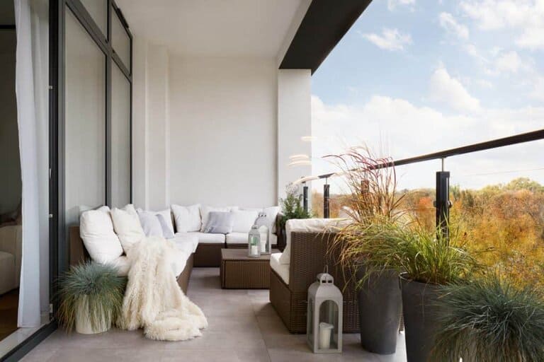 Cleaning Balconies With Ceramic Or Porcelain Floor Finish