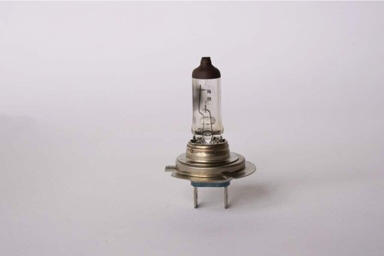 broken halogen bulb