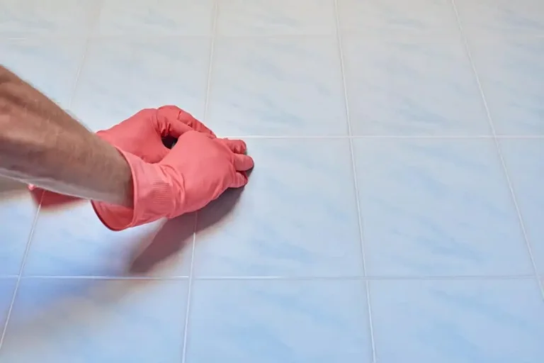 how to clean thinset off tile