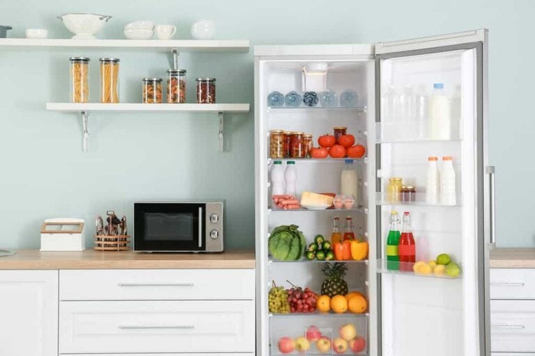 open fridge