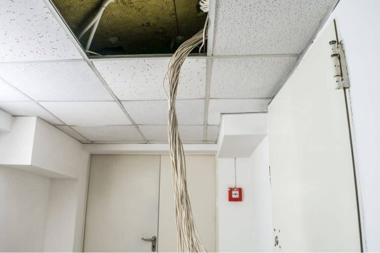 removing drop ceiling in basement
