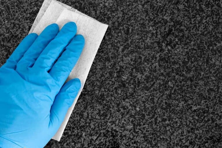 use bleach To Get Hair Dye Off Granite Counter