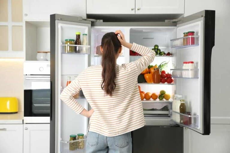 why does my refrigerator smell like chemicals