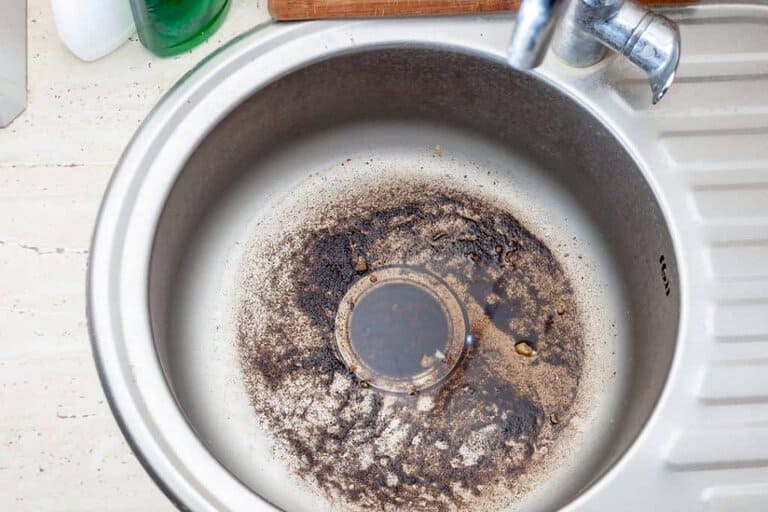 burnt garbage disposal
