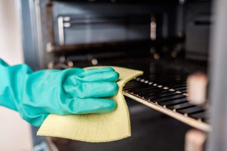 cleaning oven