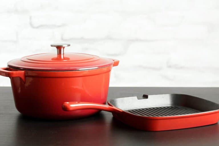 enameled cast iron sticking