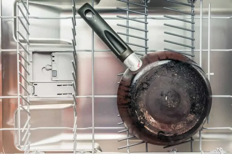 washing dirty pans