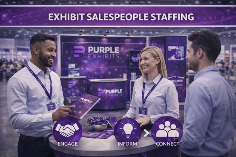 exhibit salespeople staffing -PurpleExhibits