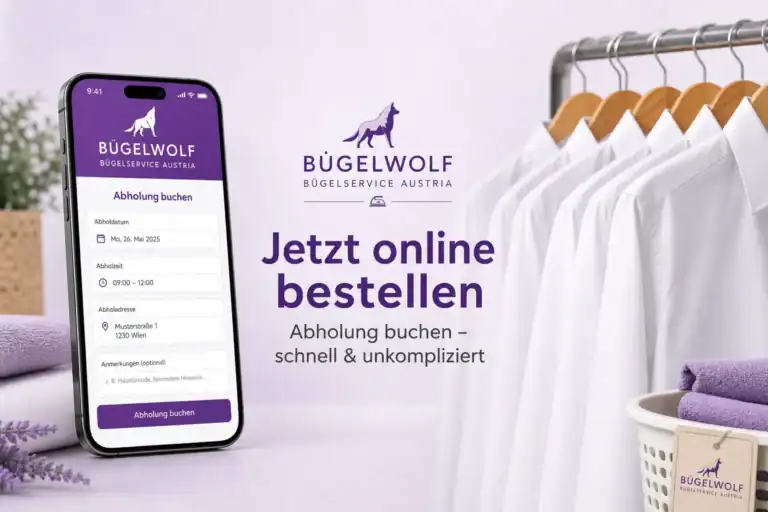 Bügelwolf Bügelservice Mit Lieferung Nach Hause Hemden T shirts Bettwäsche Mit Kurzer Lieferzeit Und Zu Günstigen Preisen Online terminvereinbarung Kostenlose Abholung Und Lieferung Am Nächsten Tag Wenn Sie Unseren Express service Wählen