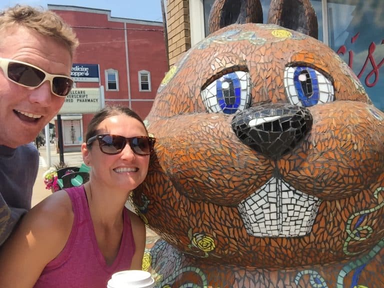 punxsutawney phil selfie