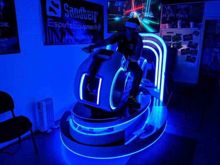 VR set at VR-Here in Liverpool