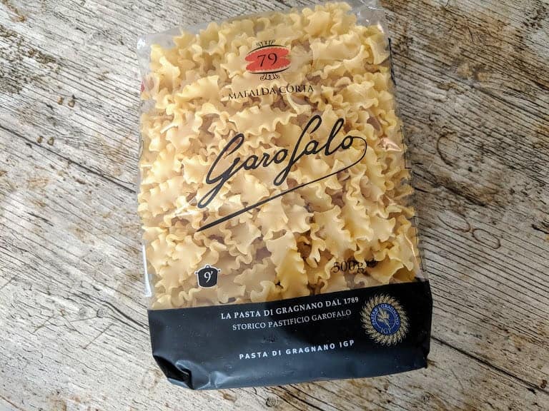 Packet of garofalo pasta