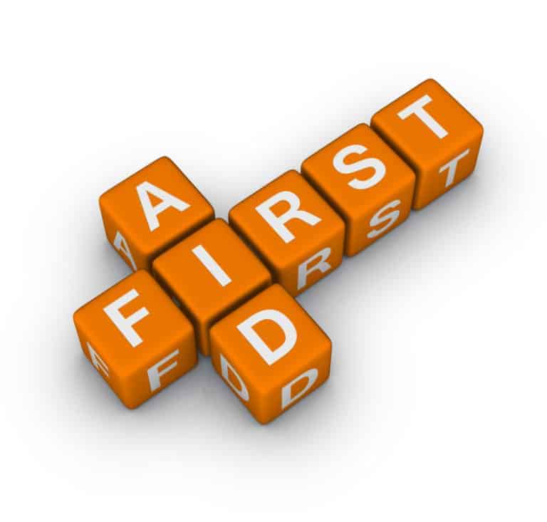 first aid crossed word image