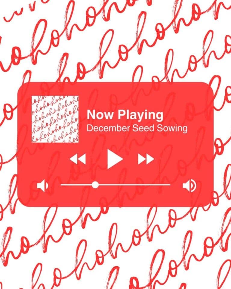 December playlist to sow-a-long to!
