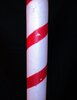 Union Products 40" Candy Cane Christmas Blow Mold Rear Middle Section View