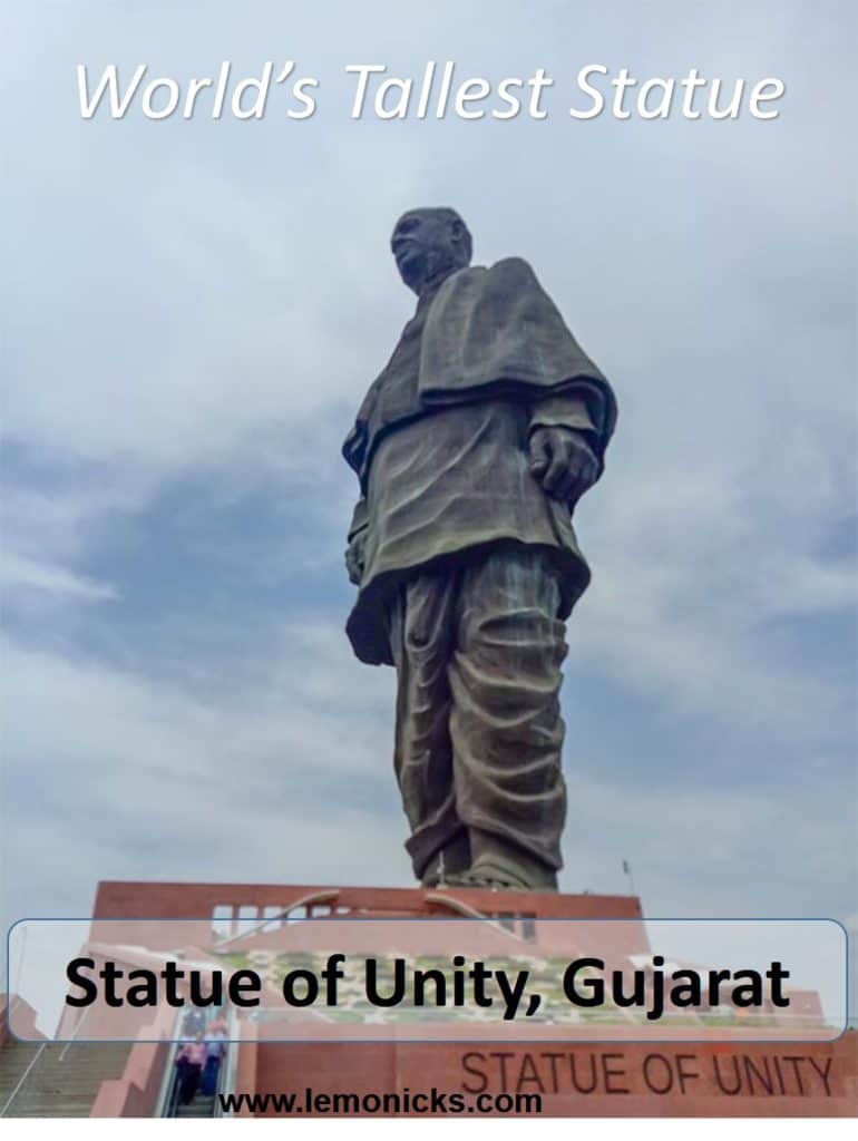 Guide to Sardar Patel Statue of Unity 14 Sardar Vallabhbhai Patel, the tallest Statue