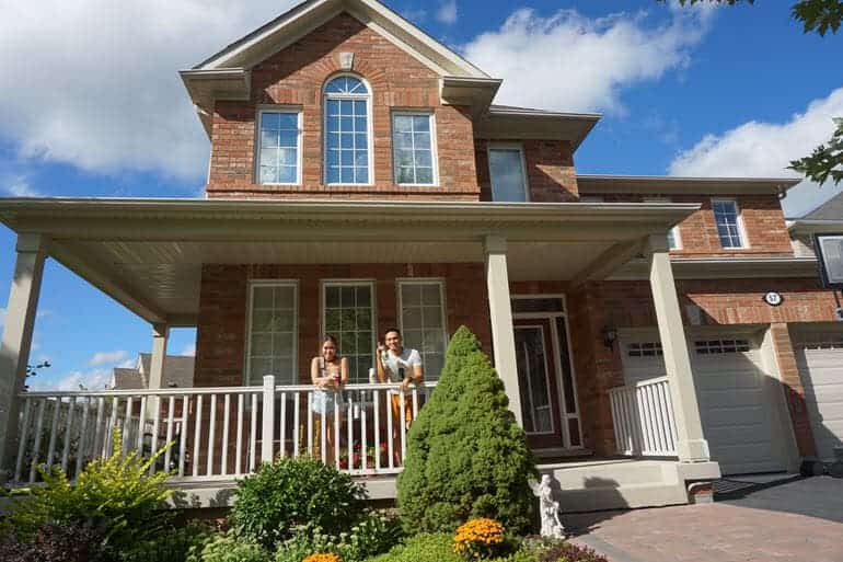 young family with home on probate practice area