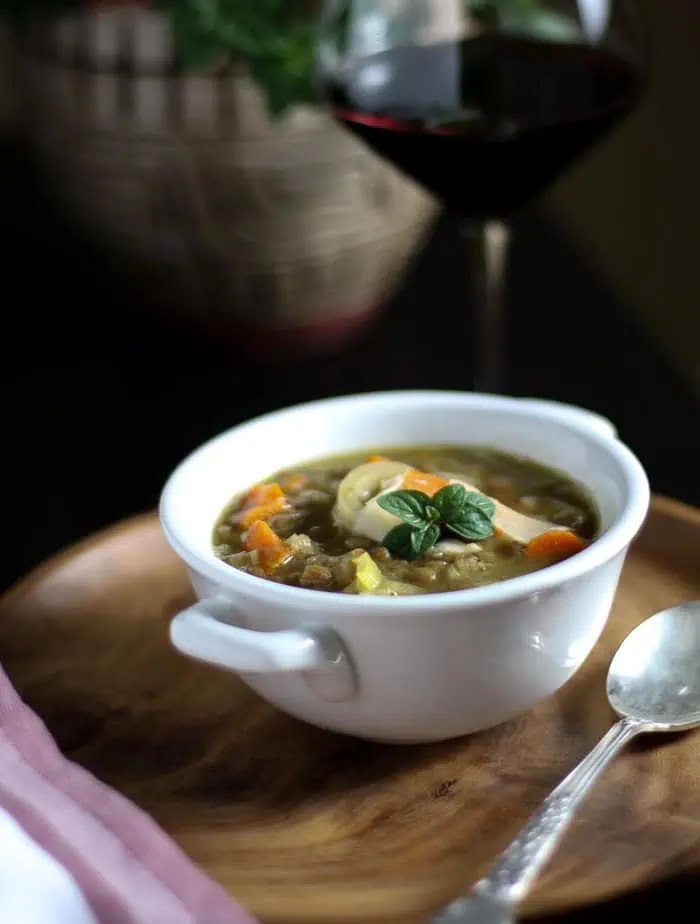 French Lentil and Vegetable soup-2