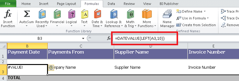 Excel templates for BI Publisher