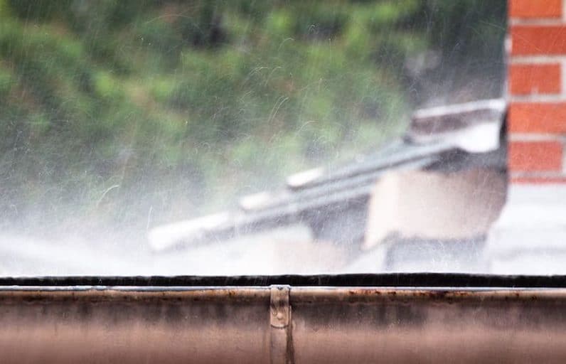 Wind Driven Rain in Texas