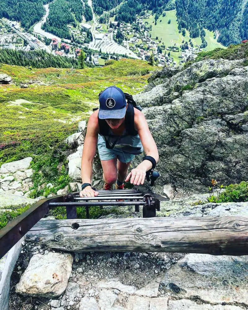 tour du mont blanc ladders