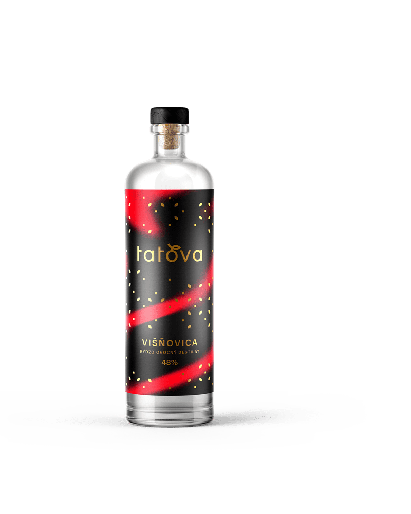 visnovica tatova z lokalnych visni s obsahom alkoholu 48%, objem 0,5L
