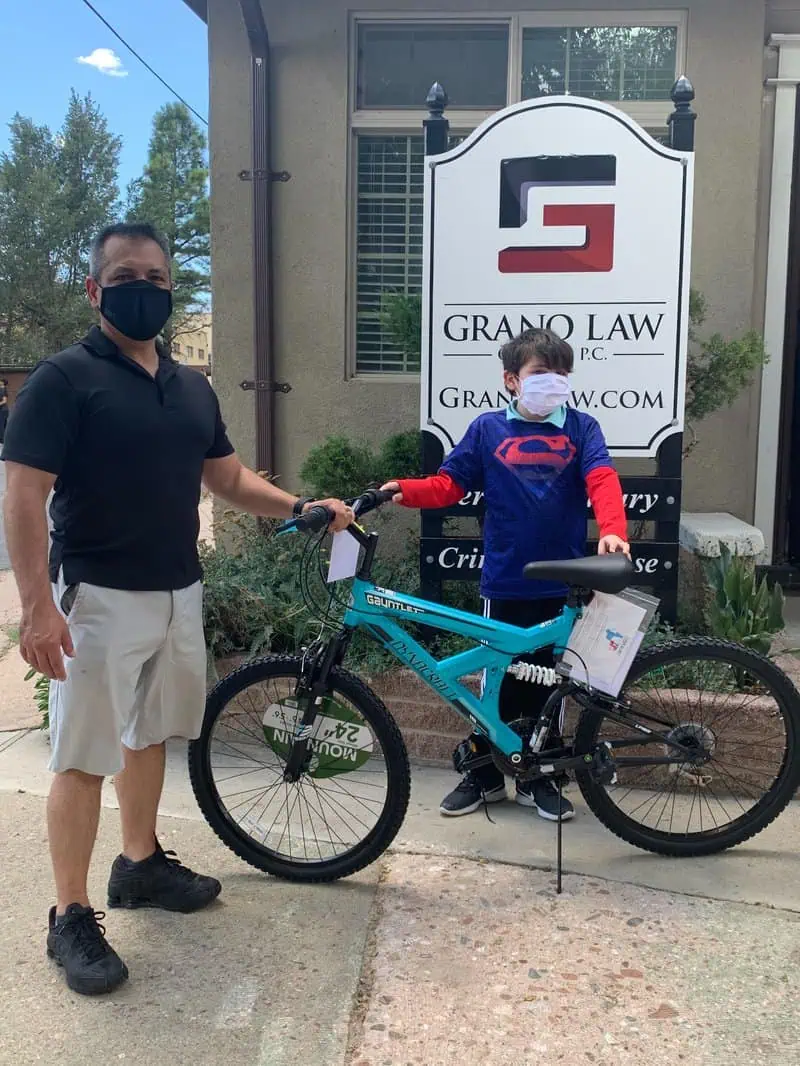 A lucky past winner! Congratulations from all of us at Grano Law Offices, P.C.