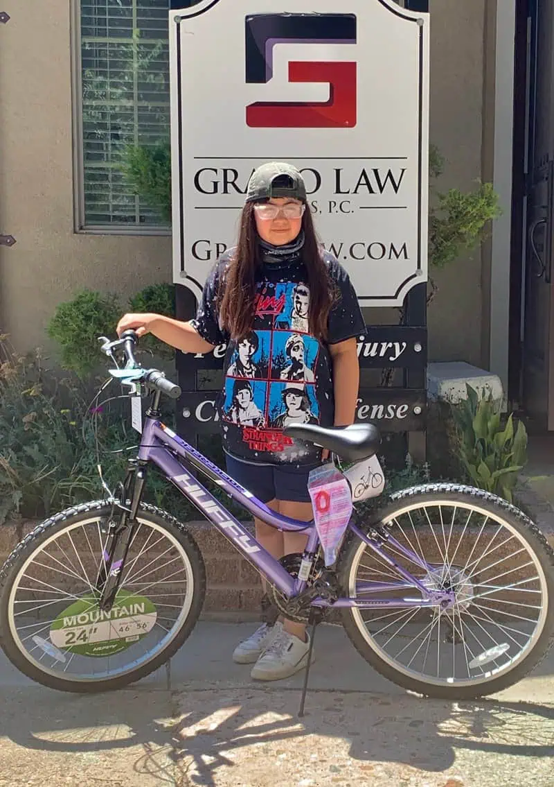 A lucky past winner! Congratulations from all of us at Grano Law Offices, P.C.