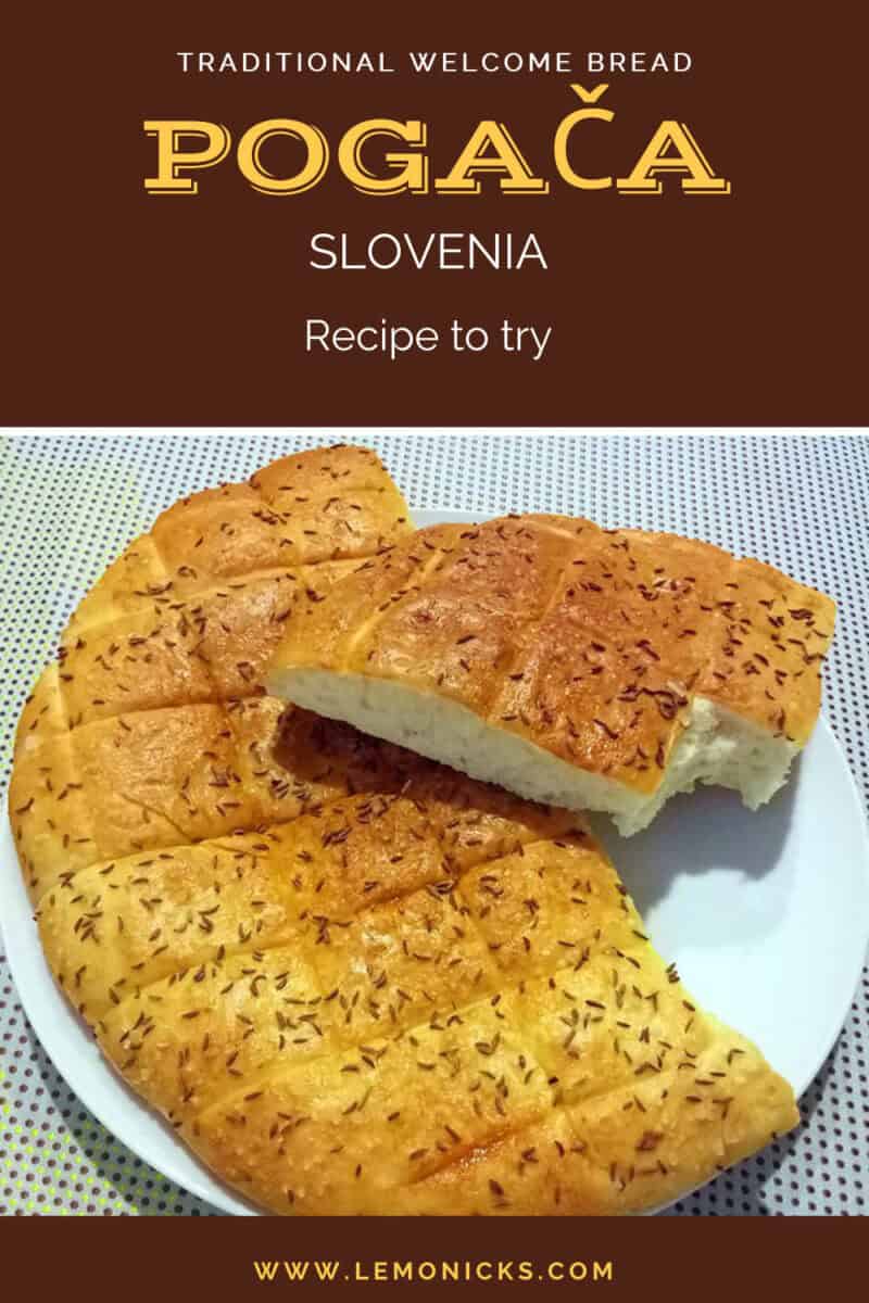 Slovenia’s Traditional Welcome Bread Pogača 12 Solvenia bread Pogača @www.lemonicks.com