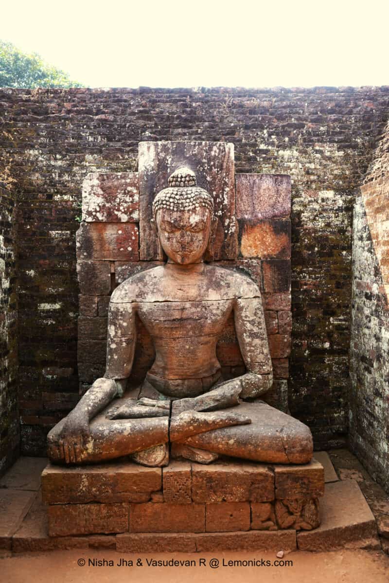 Udayagiri Jajpur Buddhist Monastery Complex, Uncovered 13 At sanctum of Monastery 1 Udayagiri Odisha Simhaprastha Mahavihara