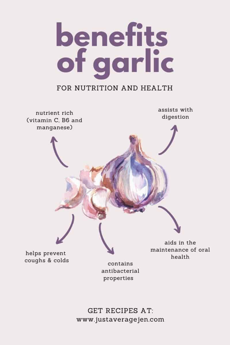 garlic benefits infographic