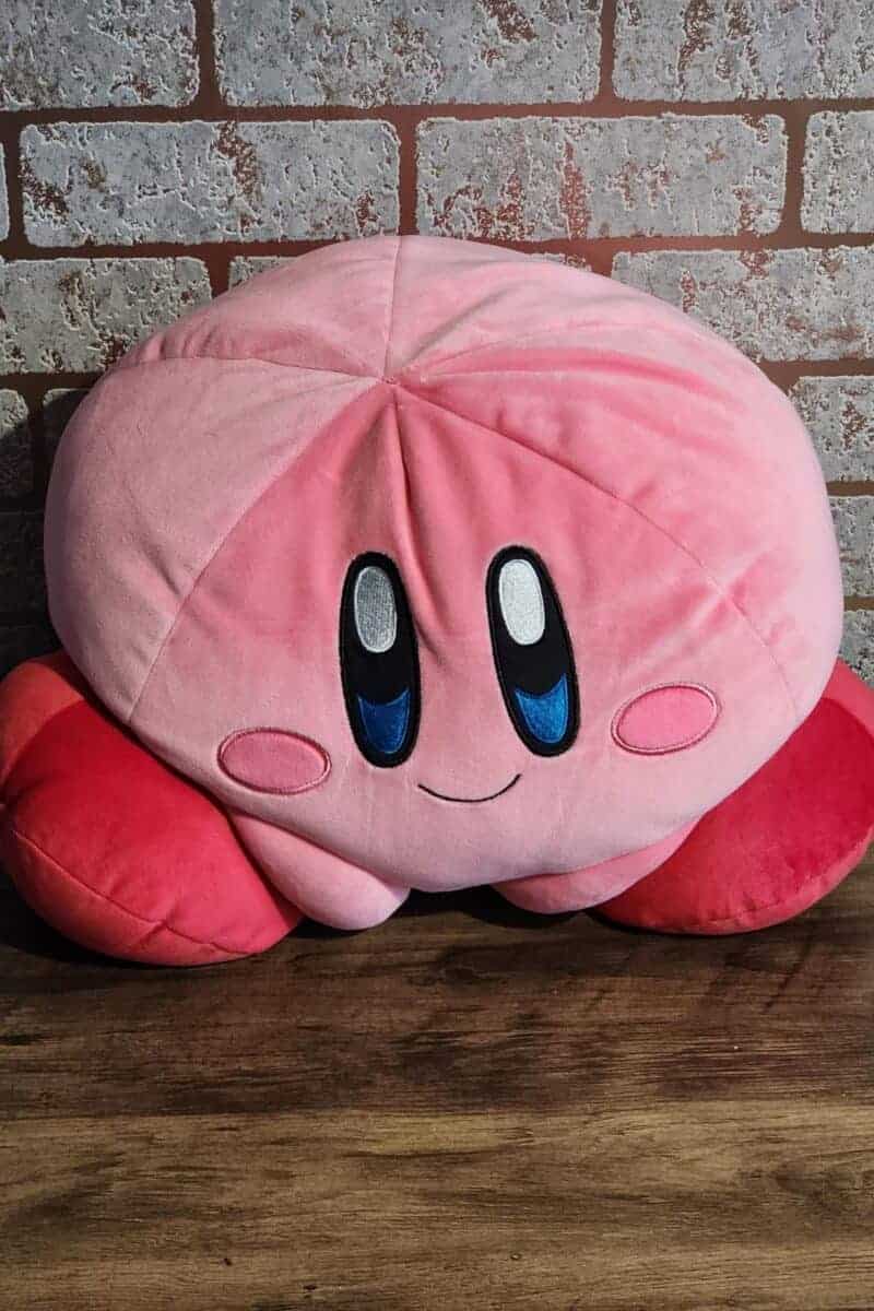 Super Mario Kirby mega plush toy.