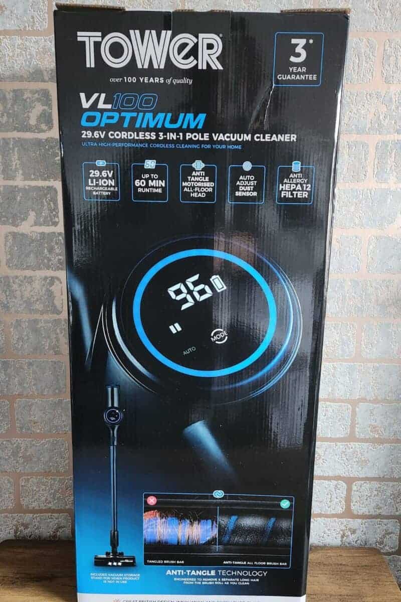 a box of vacuum cleaner