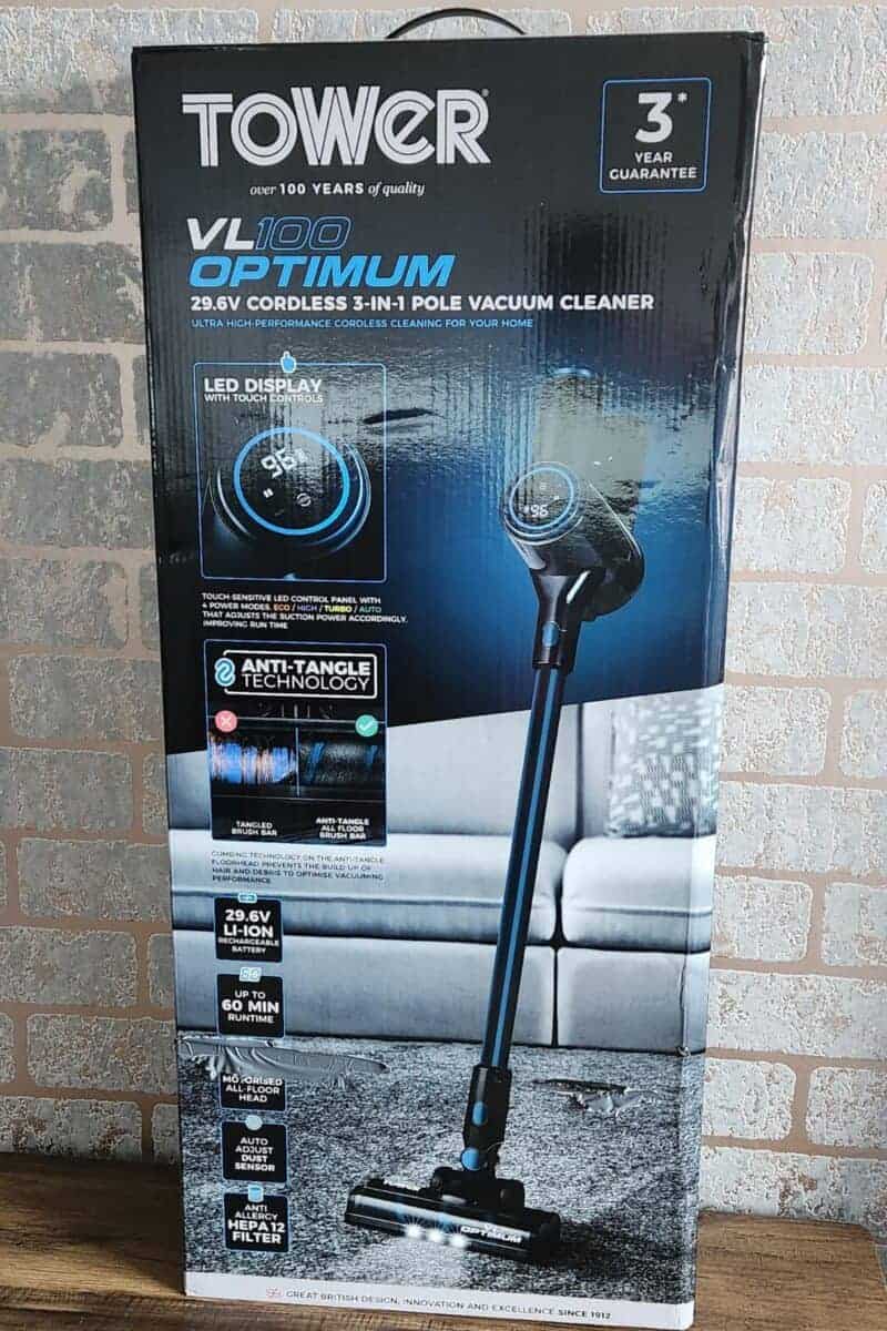 a box of vacuum cleaner