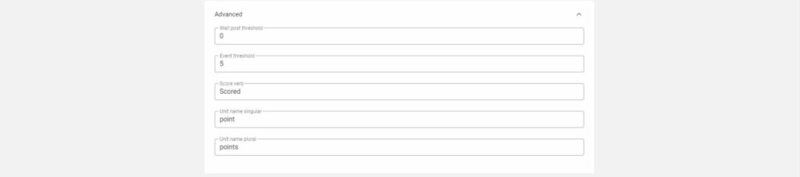 Score Series Advanced