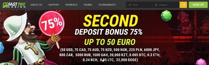 Fastpay Casino Reload Bonus 