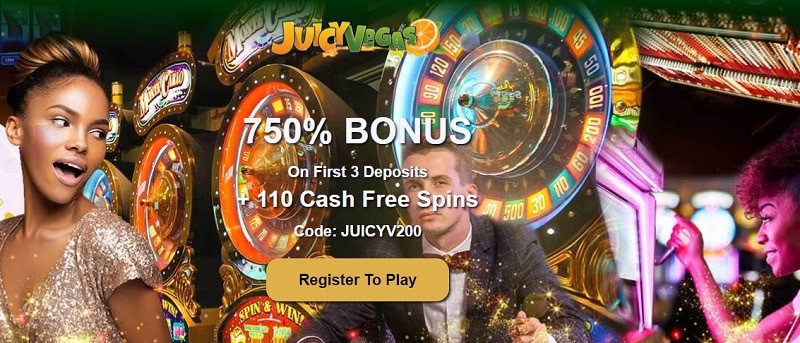 Juicy Vegas Casino Welcome Bonus 