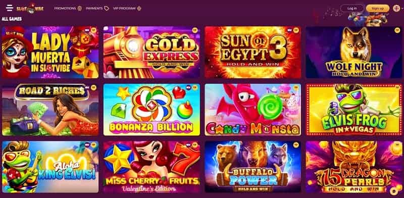 SlotVibe Casino Games 